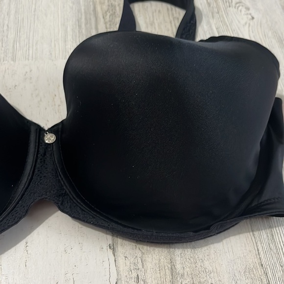 Peach Company Black Lovely Full Coverage Bra 42-13. 42D - Picture 2 of 8